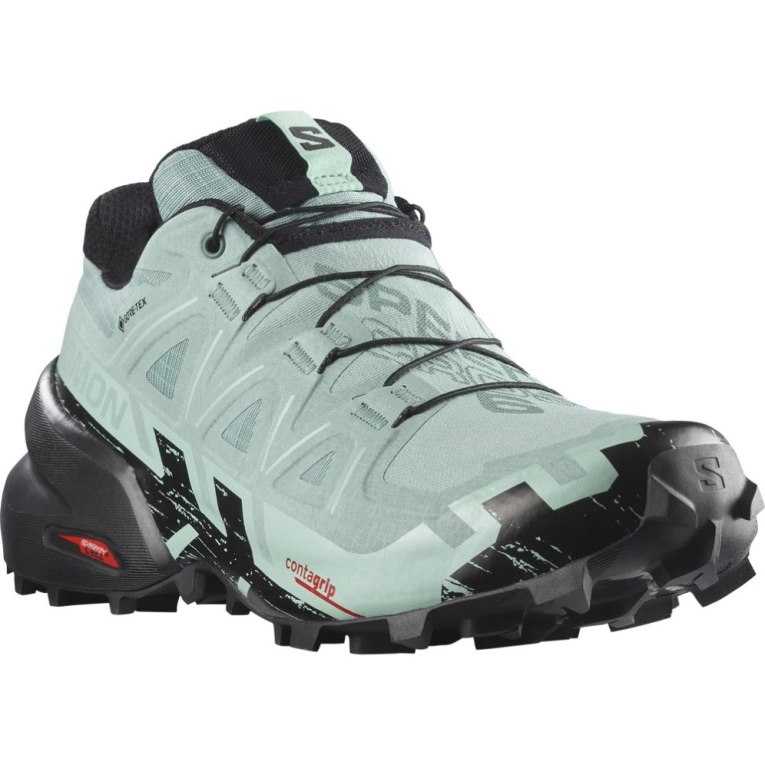 Tenis Para Trail Running Salomon Speedcross 6 GTX Mujer Verde Menta | MX UOXW706